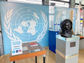 This year we commemorate 60years of the first travel of a man into space. Y.Gagarin is well remembered in Vienna International Organizations